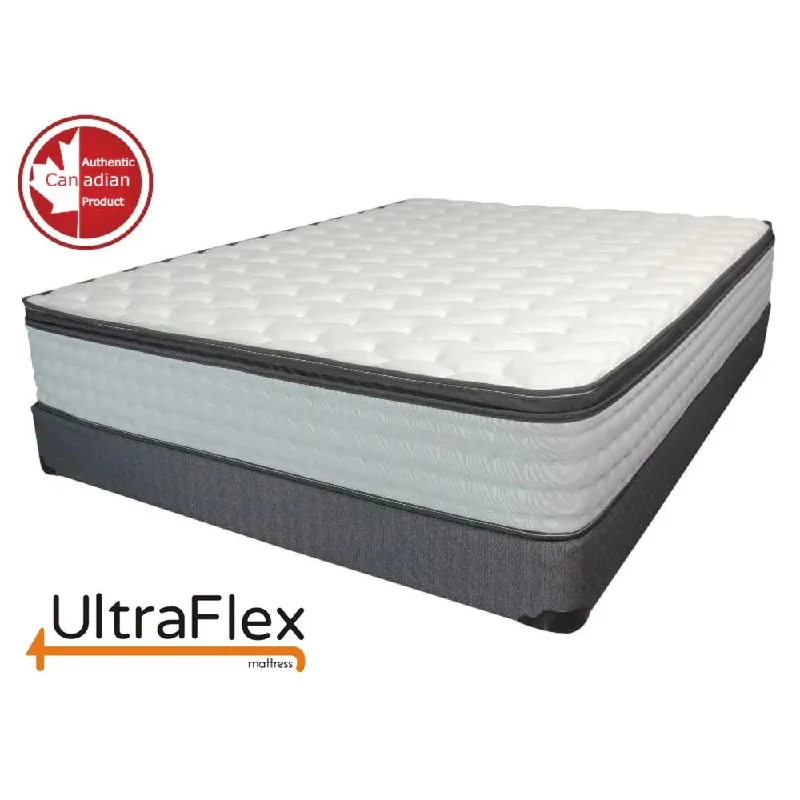 Polyester - foam mattresses for budget - friendly optionsUltraFlex LUSH 12" Orthopedic Eurotop Pocket Coil Premium Foam Encased, Eco-friendly Hybrid Mattress (Made in Canada)